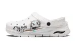 Skechers Arch Fit Flower Planters, Dream Traversals Artificial Leather Clogs Men's White