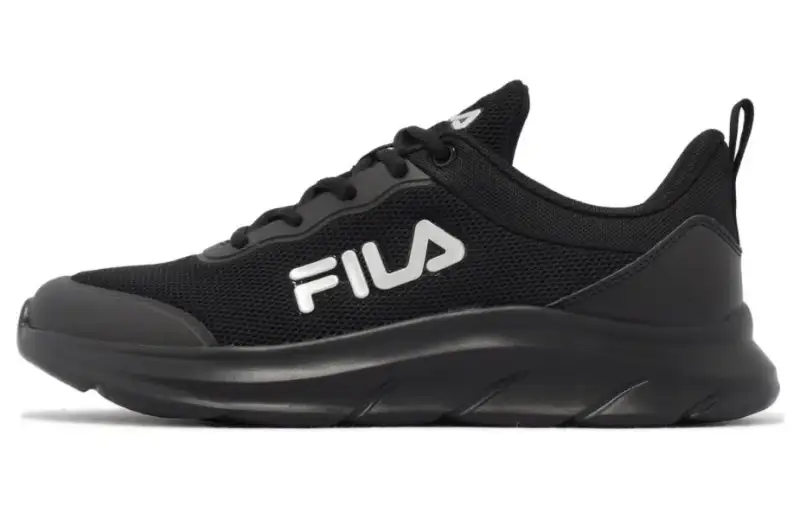 FILA Skyway Abrasion Resistant Breathable Low top Running Shoes Men's Black