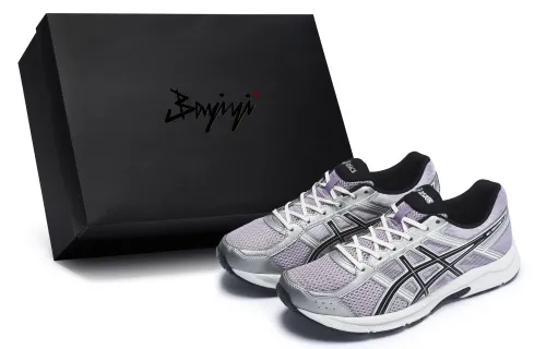 Asics Gel Contend 4 Abrasion Resistant Abrasion Resistant Low top Running Shoes Women's Purple Silver Black