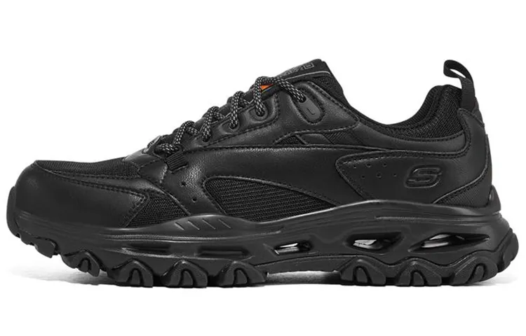 Skechers Catapult Textile, Leather Low top Chunky Sneakers Men's All Black