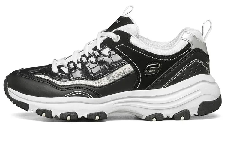 Skechers I Conik Cushioning Breathable Low top Running Shoes Women's Black White