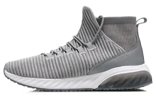 LiNing Cushioning, Slip Resistant, Abrasion Resistant, Breathable, Lightweight Coverage High Top Running Shoes Unisex