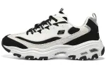 Skechers D'LITES HYPER BURST Cushioning Breathable Low top Casual Running Shoes Men's Black