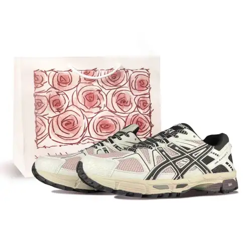 Asics Gel Kahana 8 Mesh Slip Resistant Low top Casual City Commuting Running Shoes Unisex Lotus Color