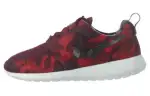 Nike Roshe One Print Deep Garnet Black Gym Red Vry Brry Women's