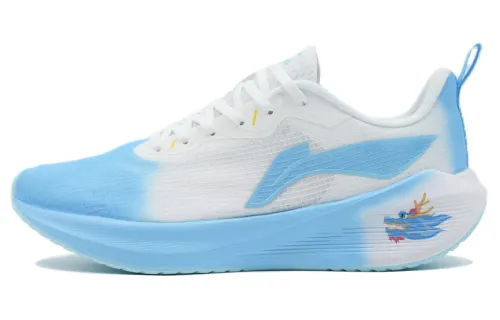Li Ning Wave Lite Low top Running Shoes Men's White Blue
