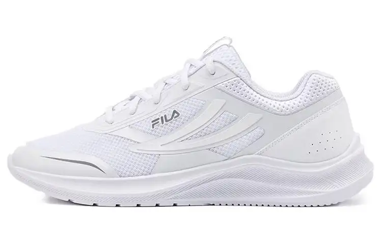 FILA Cushioning Slip Resistant Low top Running Shoes Unisex White