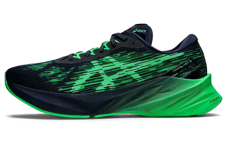 ASICS Novablast 3 Midnight New Leaf Green