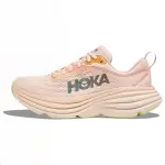 HOKA ONE ONE Bondi 8 Cushioning Slip Resistant Breathable Low top Running Shoes Women's Pink