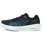 Skechers Go Run Razor 4 Comfortable Abrasion Resistant Breathable Low top Running Shoes Women's Black Blue