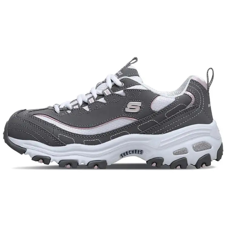 Skechers D'Lites 1.0 Textile, Synthetic Leather, Split Cow Leather