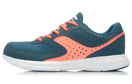 Li Ning Hongyan Mesh, Synthetic Leather Cushioning Slip Resistant Abrasion Resistant Low top Running Shoes Men's