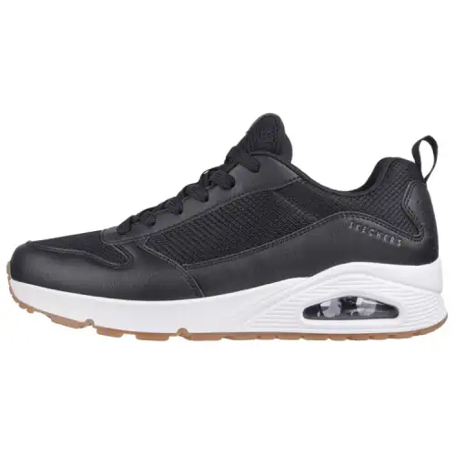 Skechers Uno Low top Casual Running Shoes Men's Black
