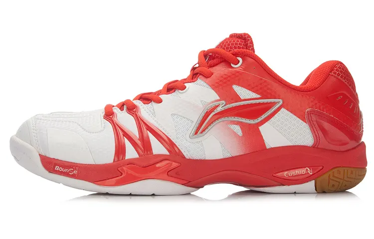 Li Ning Running Shoes Unisex Low Top White/Red