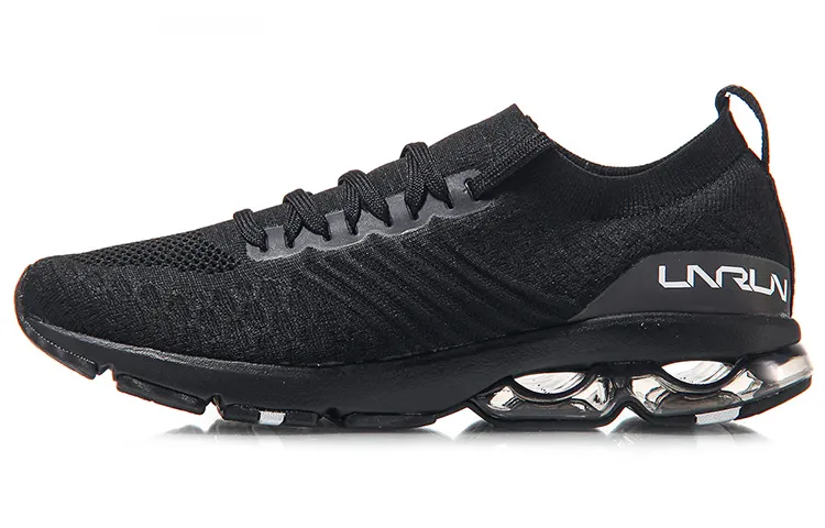 Li Ning Half Air Cushion Comfortable Running Shoes Unisex Black