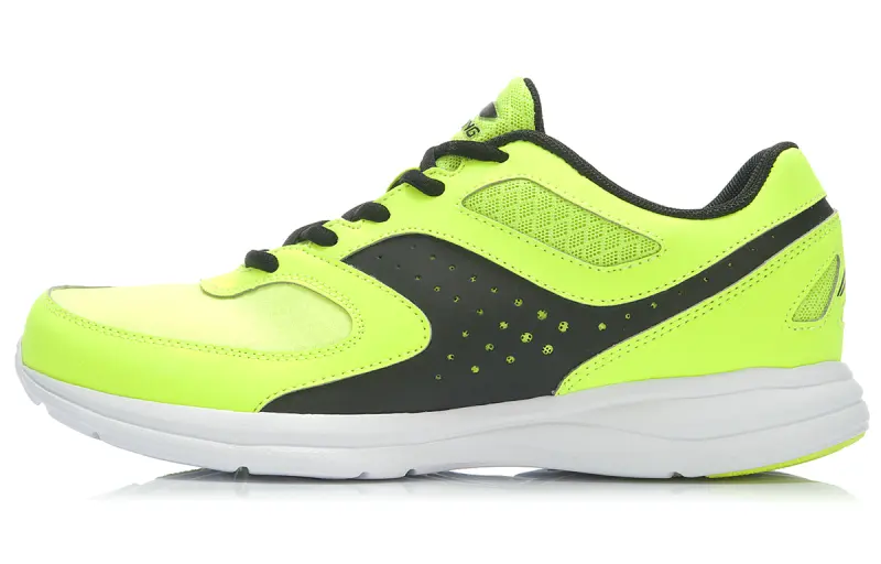Li Ning Hongyan Synthetic Leather, Mesh Cushioning Slip Resistant Abrasion Resistant Low top Running Shoes Men's