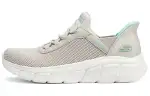 Skechers Abrasion Resistant Breathable Mid top Running Shoes Women's Taupe