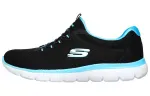 Skechers Summits Low top Running Shoes Women's Black Blue