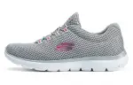 Skechers Minimalist Style Cushioning Abrasion Resistant Low top Casual Running Shoes Women's Gray
