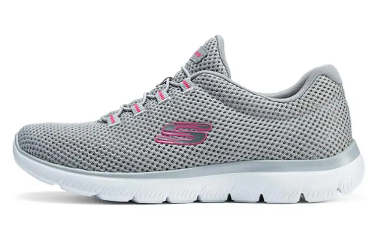Skechers Minimalist Style Cushioning Abrasion Resistant Low top Casual Running Shoes Women's Gray