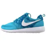 Nike Rosherun Print Clearwater/White Dark Electric Blue Women's