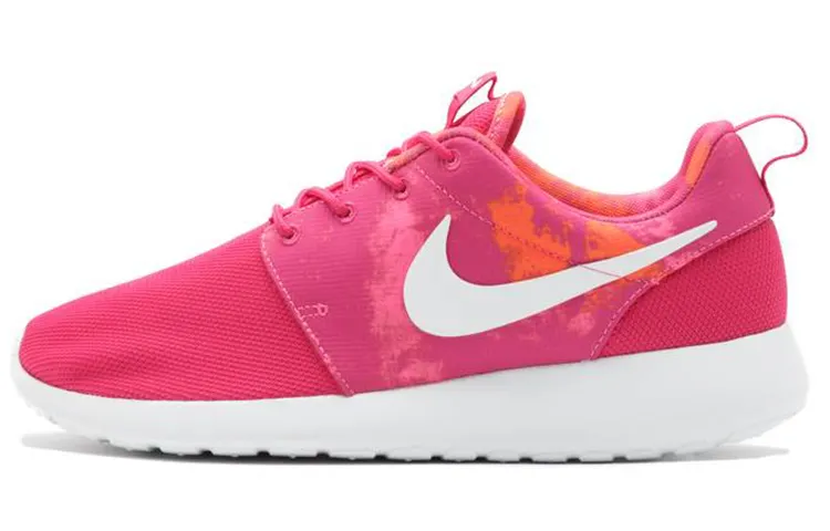 Nike Rosherun Print Fireberry White Women's