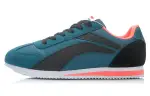 Li Ning Comfortable Cushioning Slip Resistant Abrasion Resistant Low top Running Shoes Men's Black Blue