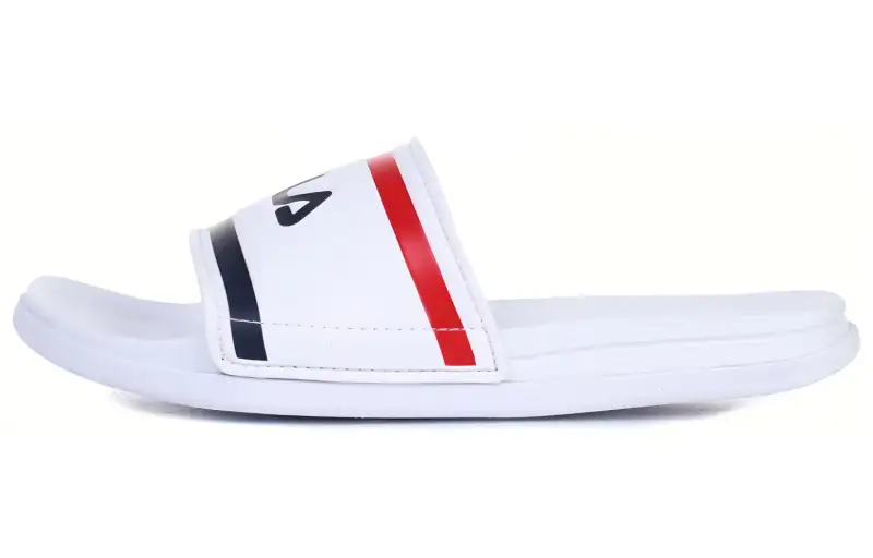 FILA Upper Sports Slipper White/Black/Red