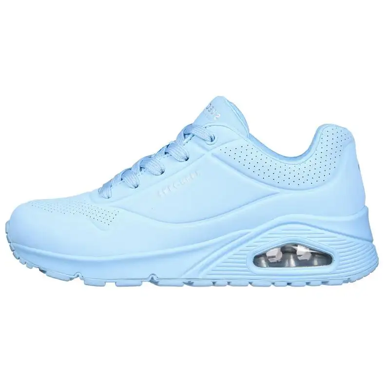 Skechers Uno Abrasion Resistant Abrasion Resistant Low top Casual Shoes Women's Light Blue
