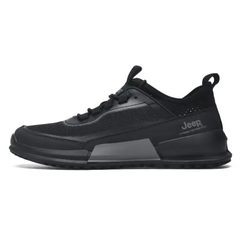 Jeep Casual Shoes Men's Mid Top Black