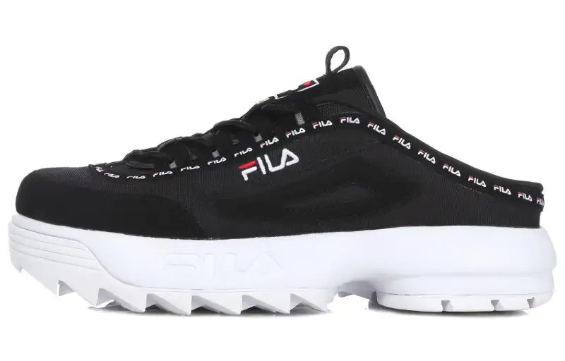 FILA Flatform Loafer Black/White Women's