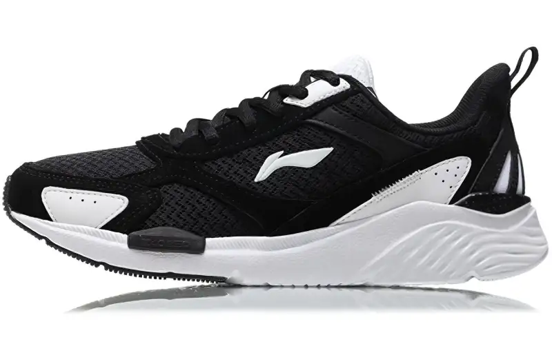 Li Ning Chasing Clouds Casual Shoes Men's Low Top Standard Black