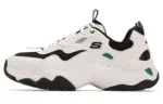 Skechers D'LITES 3.0 Mesh Wear resistant And Lightweight Low top Casual Shoes Men's Black White