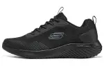 Skechers Bounder Mesh, Textile Cushioning Breathable Low top Casual Shoes Men's Black Warrior