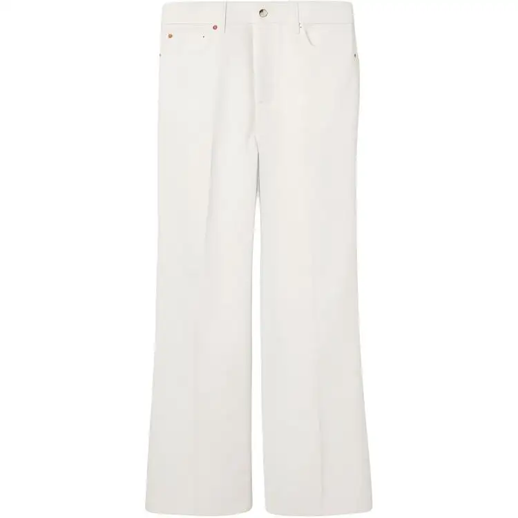 GUCCI Cropped Flared Denim Pants