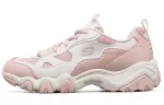 Skechers D'LITES 2.0 Mesh, Artificial Leather Comfortable Low top Casual Shoes Women's Peach Pink