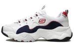 Skechers D'Lites 3.0 Zenway Low Top Running Shoes White/Blue/Red Women's