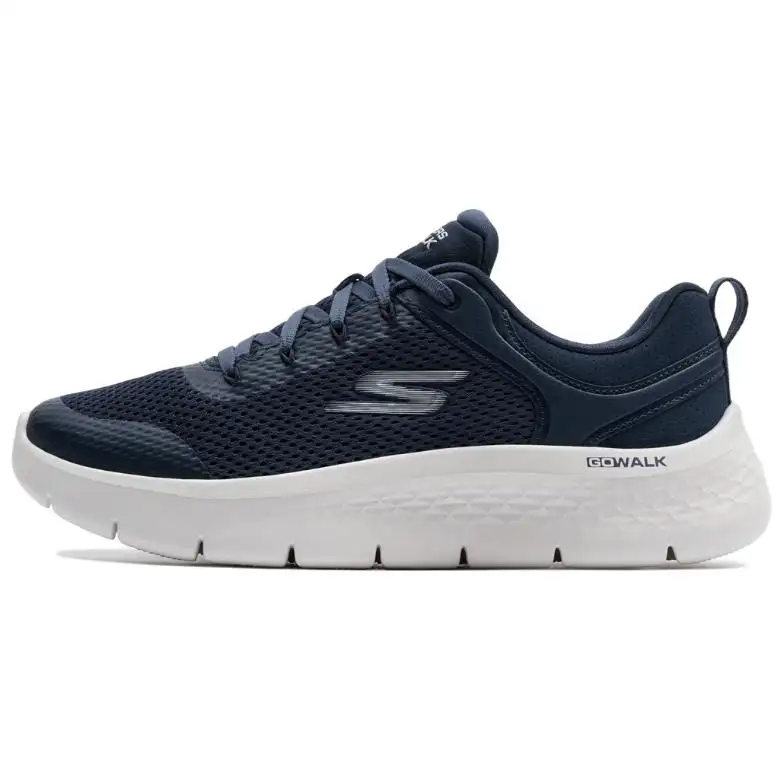 Skechers Go Walk Fle Abrasion Resistant Low top Casual Shoes Women's Marine Blue