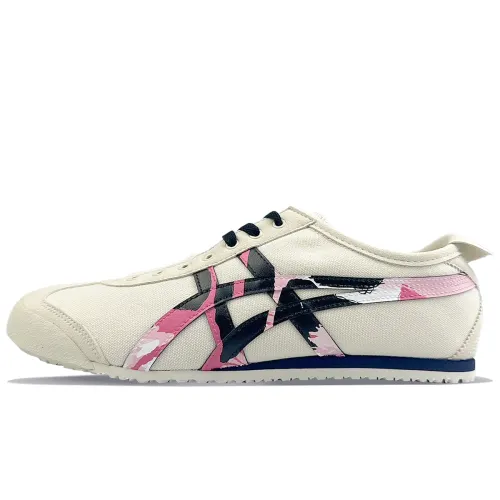 Onitsuka Tiger MEXICO 66 Lightweight Low top Casual Shoes Unisex White Black