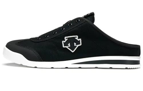 DESCENTE Chron Tempo Mule Canvas Slip Resistant, Abrasion Resistant, Breathable Low top Casual Shoes Unisex Black