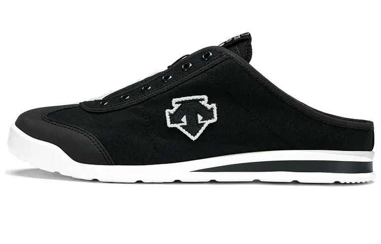DESCENTE Chron Tempo Mule Canvas Slip Resistant, Abrasion Resistant, Breathable Low top Casual Shoes Unisex Black
