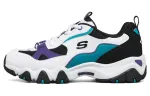 Skechers D'LITES 2.0 Mesh, Artificial Leather Cushioning Abrasion Resistant Breathable Low top Casual Shoes Women's