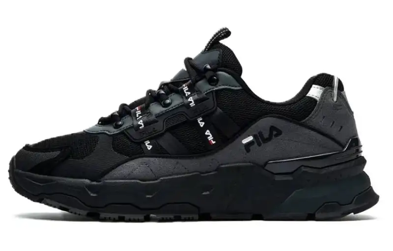 FILA Comfortable Cushioning, Wear Resistant Low top Casual Shoes Women's Black