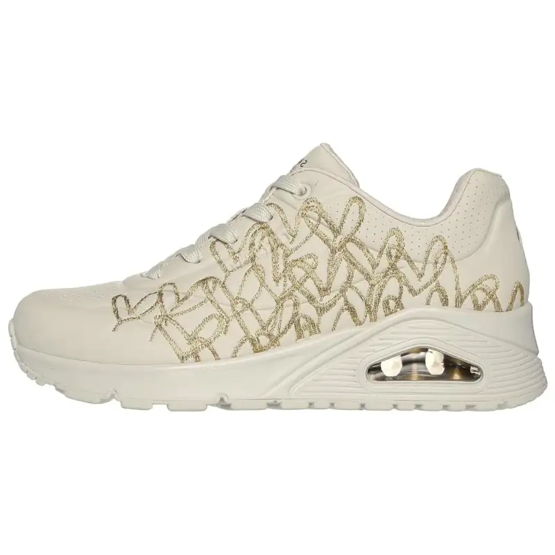 Skechers Cushioning Low top Casual Shoes Unisex Ecru