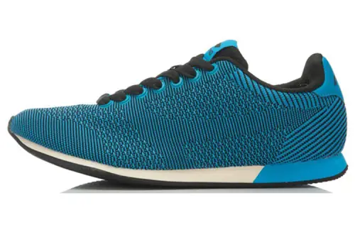 Li Ning Fashion Slip Resistant Abrasion Resistant Low top Casual Shoes Men's Blue