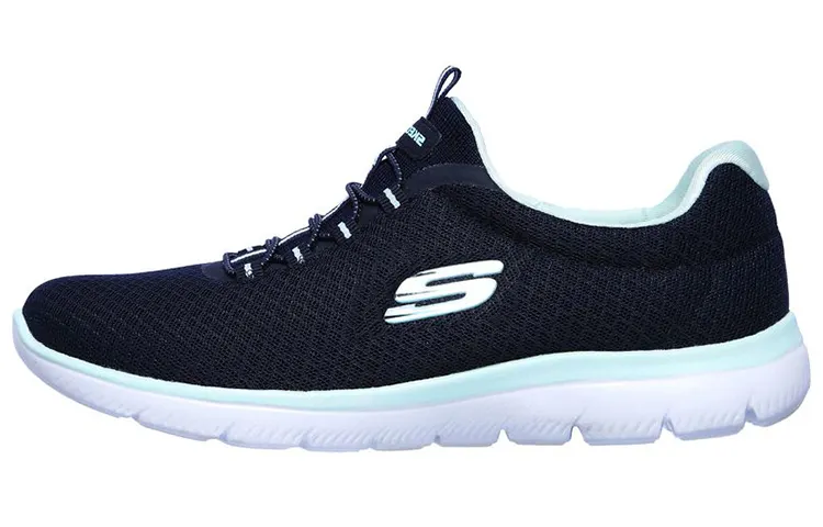 Skechers Summits Textile, Mesh Low top Casual Shoes Women's Blue