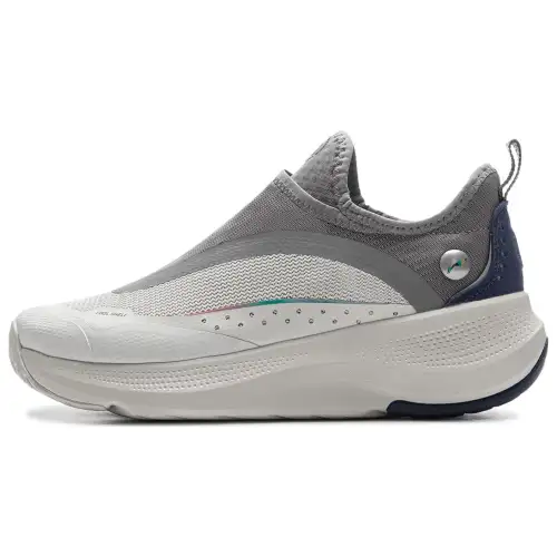 Li Ning SOFT GO Casual Shoes Women's Low Top Antarctic Gray/Rubble Gray