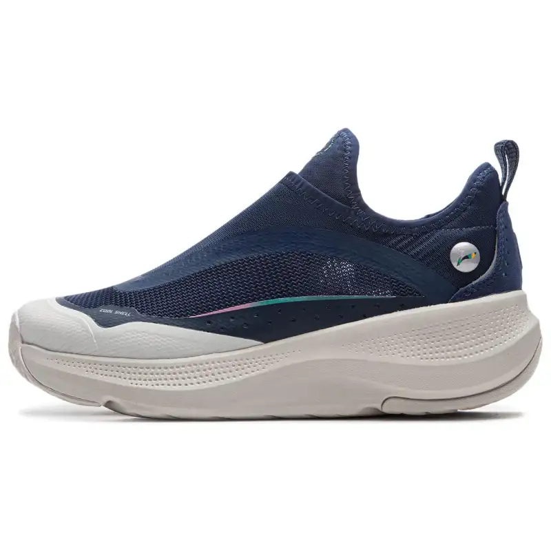 Li Ning Casual Shoes Women's Low Top Dark Navy Blue/Antarctic Gray