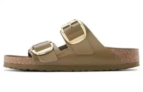 Birkenstock Slide Slippers Women's Mud Green
