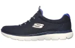 Skechers Summits Casual Shoes Women's Low Top Marine Blue/Bright Blue/Pink